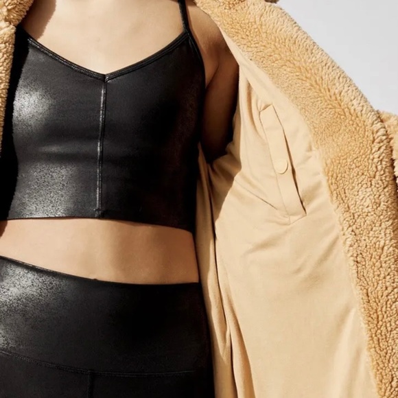 NWT Carbon38 Teddy Trench Coat - S - Roots - Picture 4 of 4